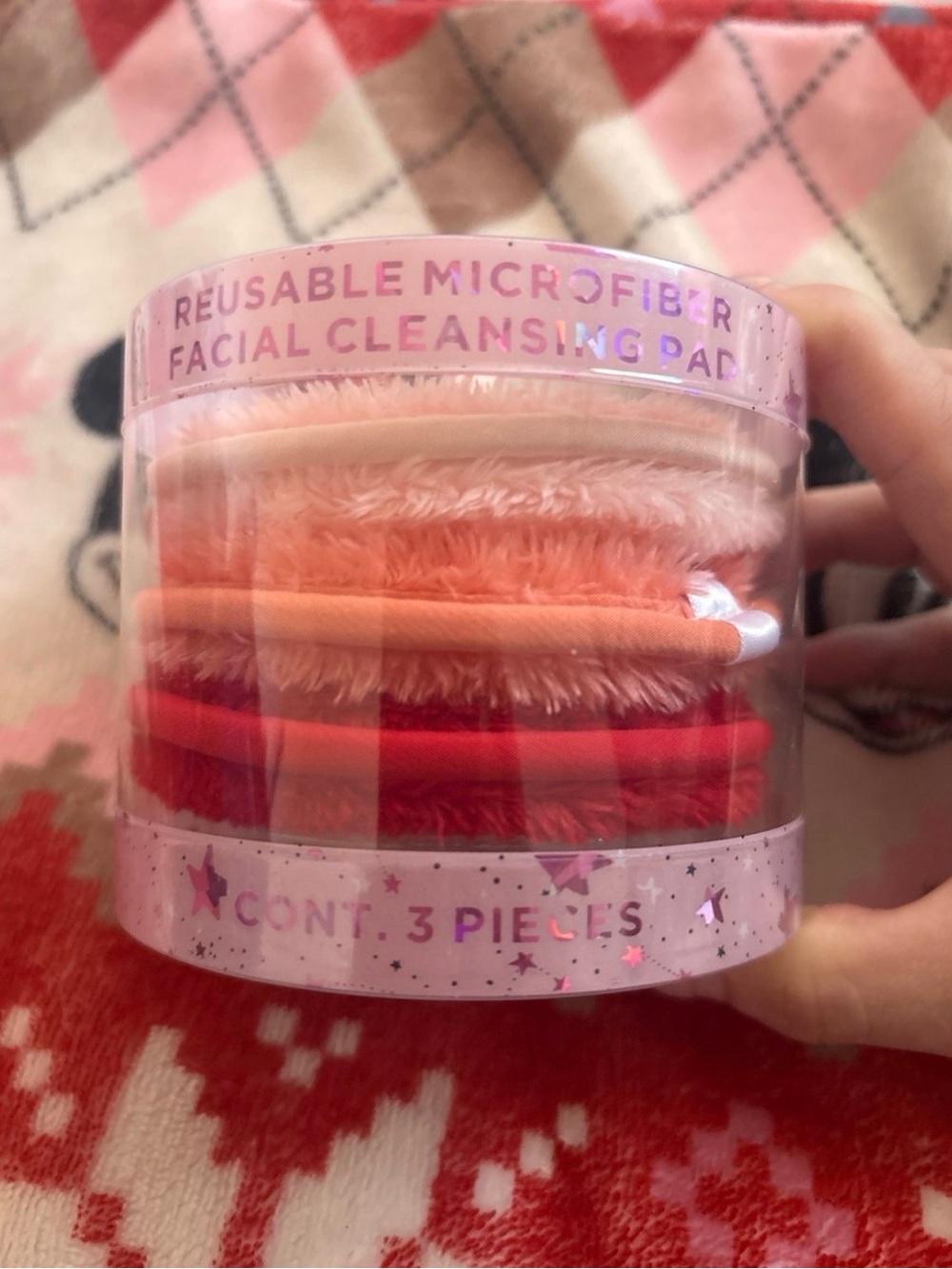Reusable Microfiber Facial Cleansing Pads - 3 Piece